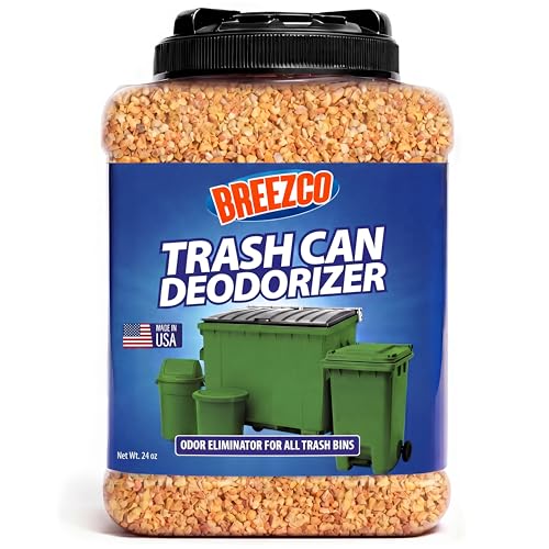 Trash Can Deodorizer 1.5lbs - Outdoor Trash Can Deodorizer & Liquid Waste Absorber, (Made in USA)...