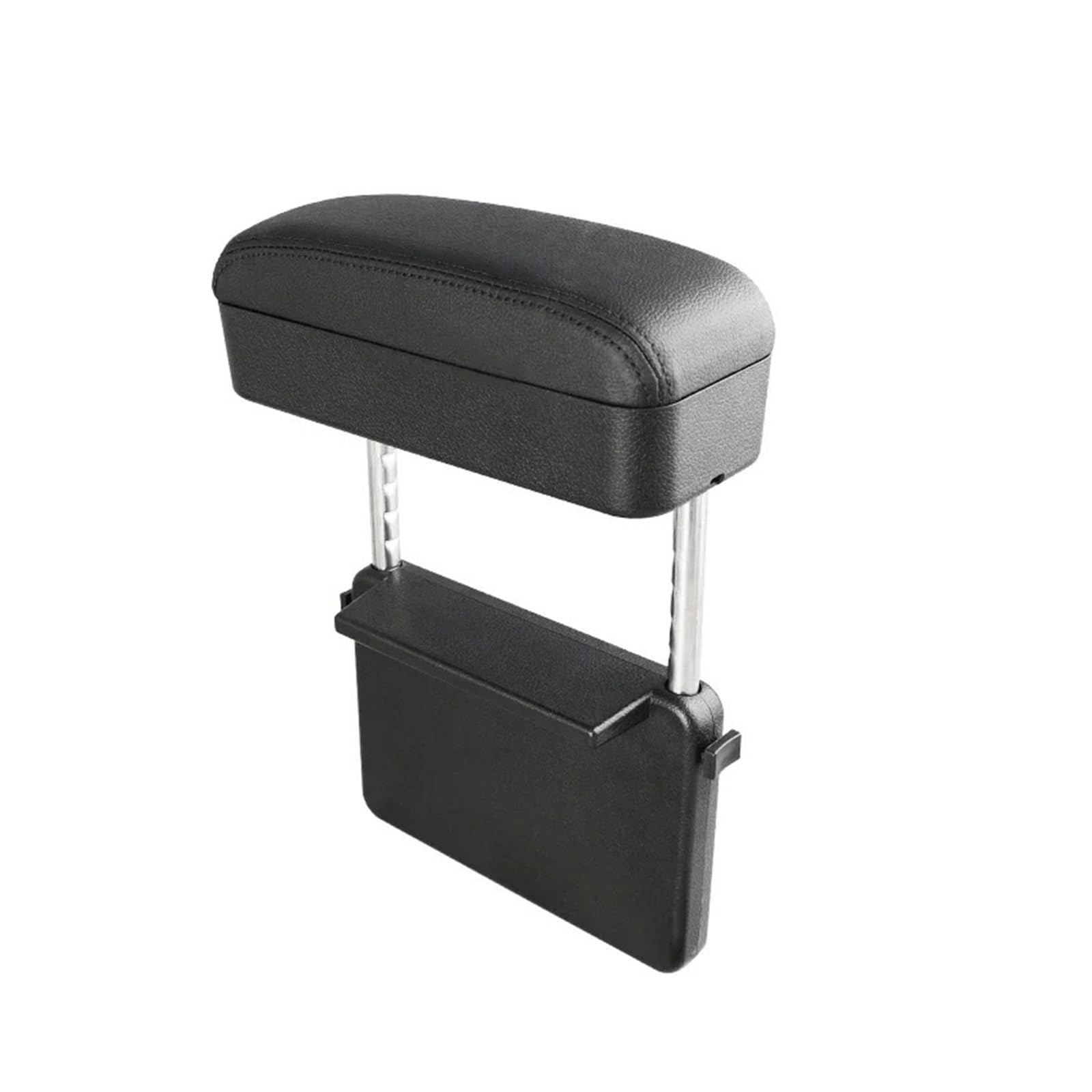 CGBWMB Arm Rest for Car Universal Car Armrest Box Elbow Support Adjustable Seat Gap Organizer Armrest Box(Black)