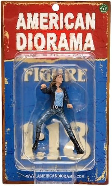 Biker Angel Figurine for 1/18 Scale Models by American Diorama 23868