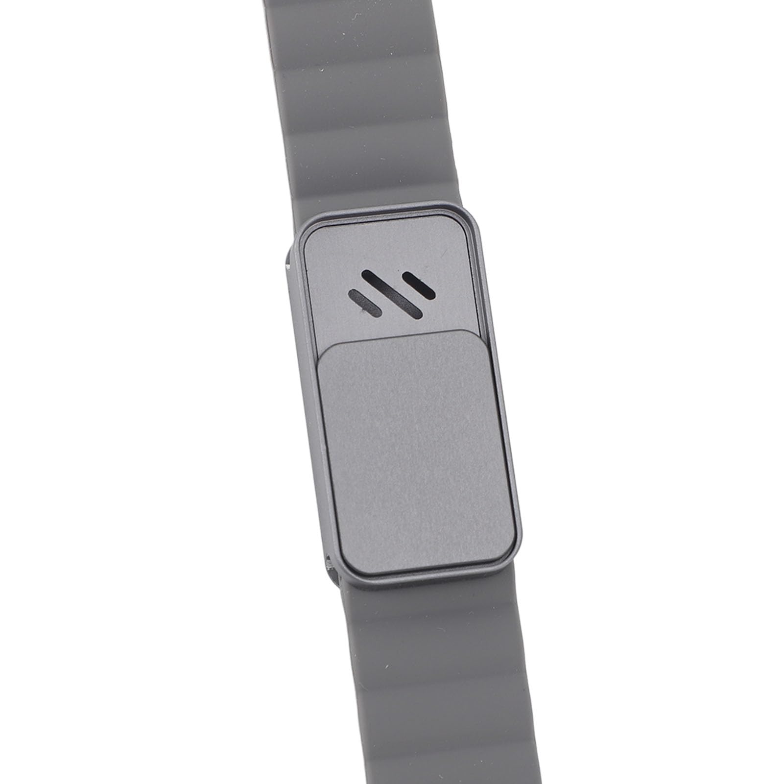 Bracciale Diffusore di Oli Essenziali Fascia Magnetica Regolabile per Aromaterapia per Uomo e Donna Lega di Alluminio Argento Scuro 1 unità (44.02)