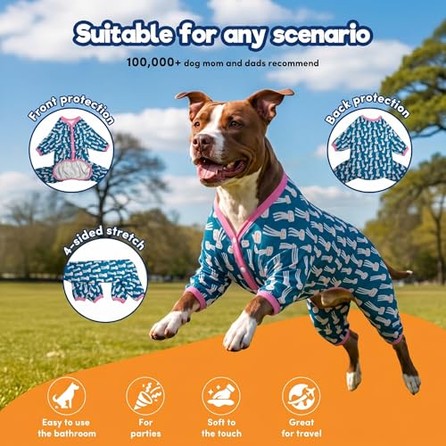 Ropa para perro LovinPet Onesie Ajustable Azul miniatura 3