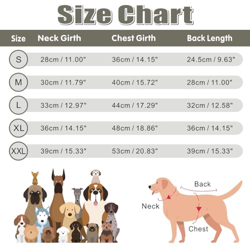 Oslueidy Hunde Winterjacken,Warme Hundemäntel Reflektierend Hundekleidung wasserdichte Welpenweste für kaltes Wetter mit Hundegeschirr für kleine mittelgroße Hunde
