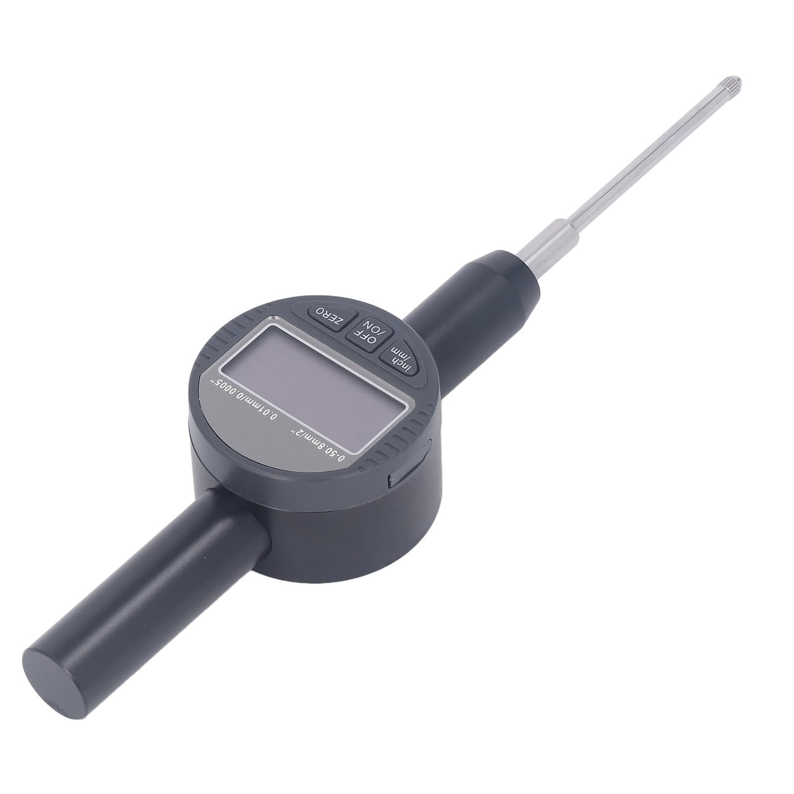 Keenso Indicador de Cuadrante Digital Herramienta de Medición de Alta Precisión para Uso Industrial y de Laboratorio, Resolución de 0,01 Mm, Aleación de Aluminio Duradera, Rango de 0-50,8 Mm