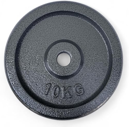GHISA AD ALTA DENSITA' Disco in Ghisa 10kg Foro 28mm Ø Palestra Manubri Bilanciere Sport Pesi