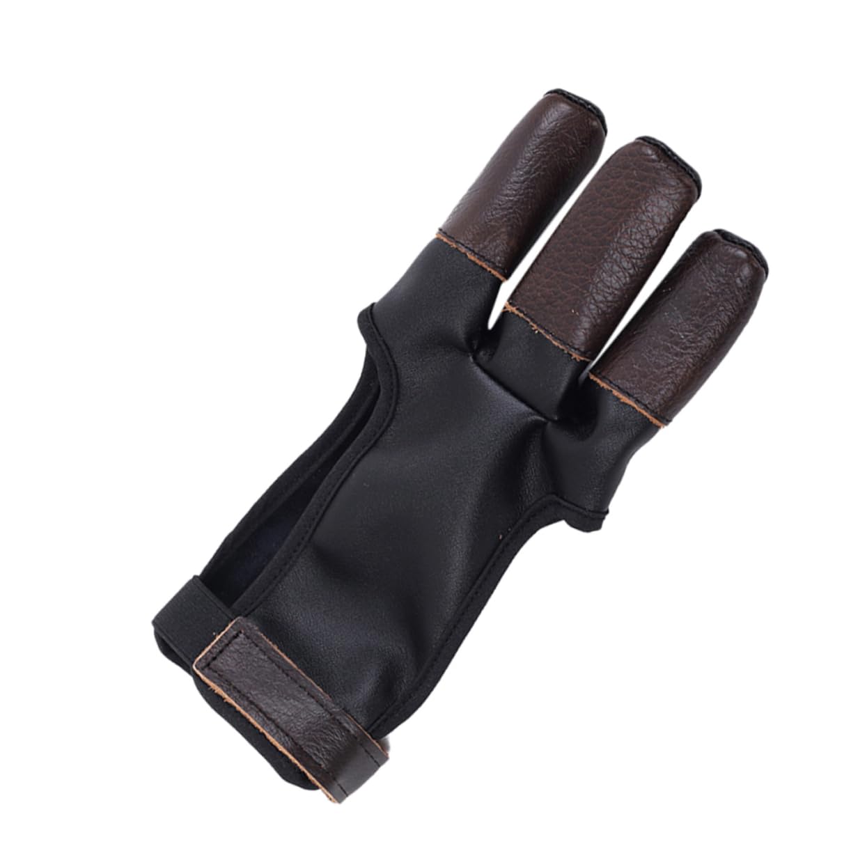 GOOHOCHY 1pc Archery Protective Glove Three Finger Sports Glove for Accessories Comfortable Wear Resistant Archery Enthusiasts