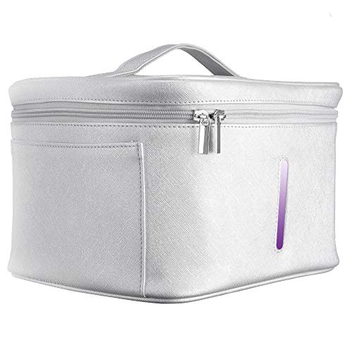 Vogvigo - Borsa per la disinfezione UV, ricaricabile, portatile, con LED UV, borsa per la disinfezione, biberon, spazzolino da denti, accessori per la bellezza, gioielli, biancheria intima ecc.