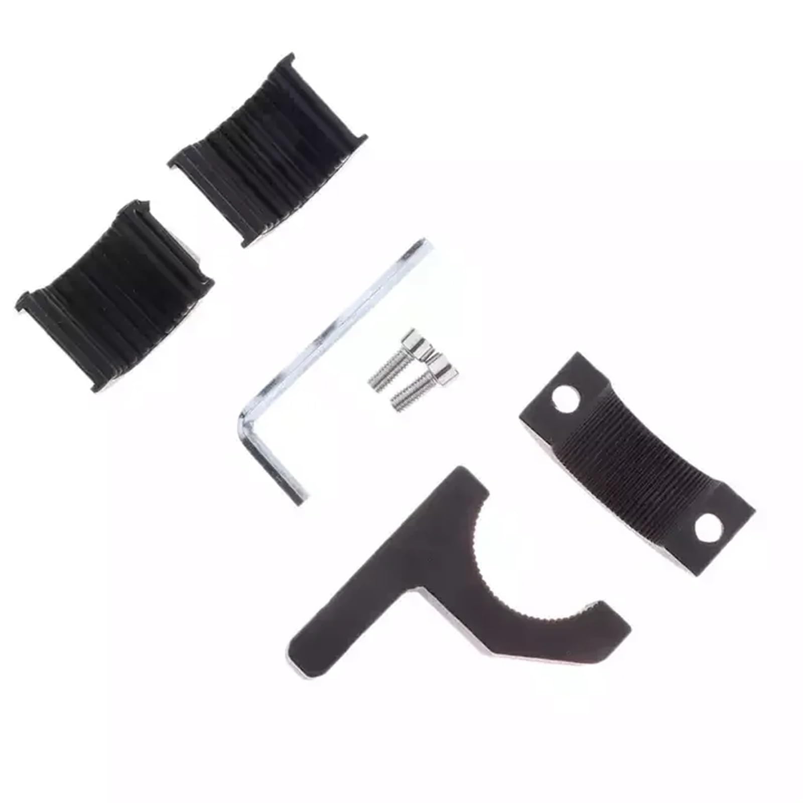 Light Tube Clamp Motorcycle Headlight Spotlight Clamps Bracket Tube Mount for Fog Light Auxiliary Lamp Holder Motos Accessories(1pcs B)