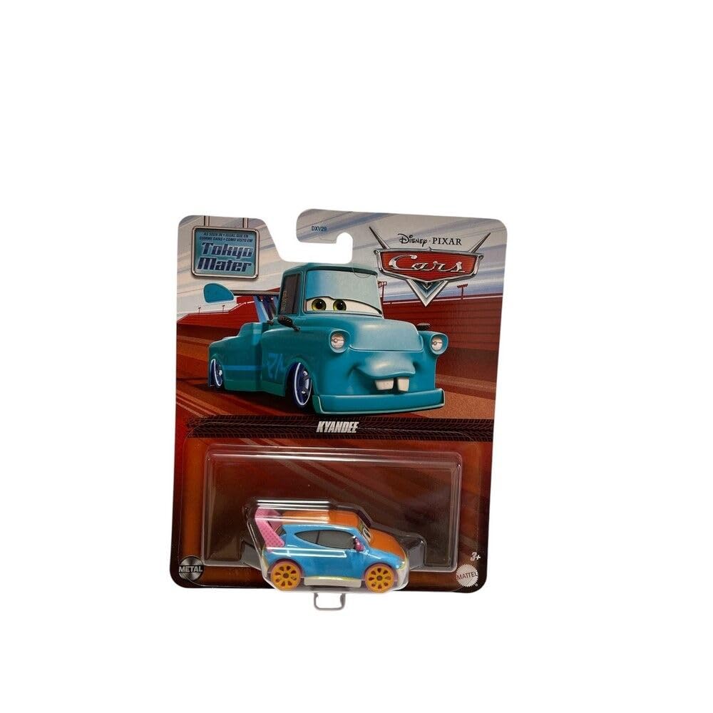 Cars Disney Pixar 1:55 Metal Car - Kyandee, Blue, Längd: 8 cm, Bredd: 3.5 cm, Höjd: 3.5 cm