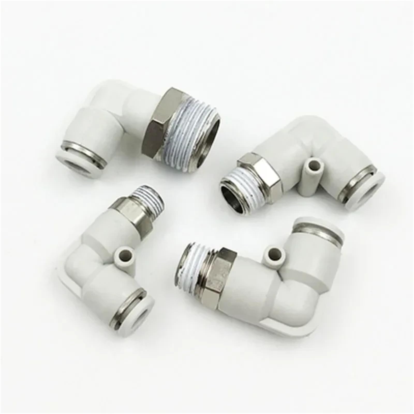 Raccordi pneumatici a sgancio rapido per tubo PH 4/6/8/10/12 mm filettatura 1/8 1/4 3/8 1/2 tubo 1 pezzo (4-02)