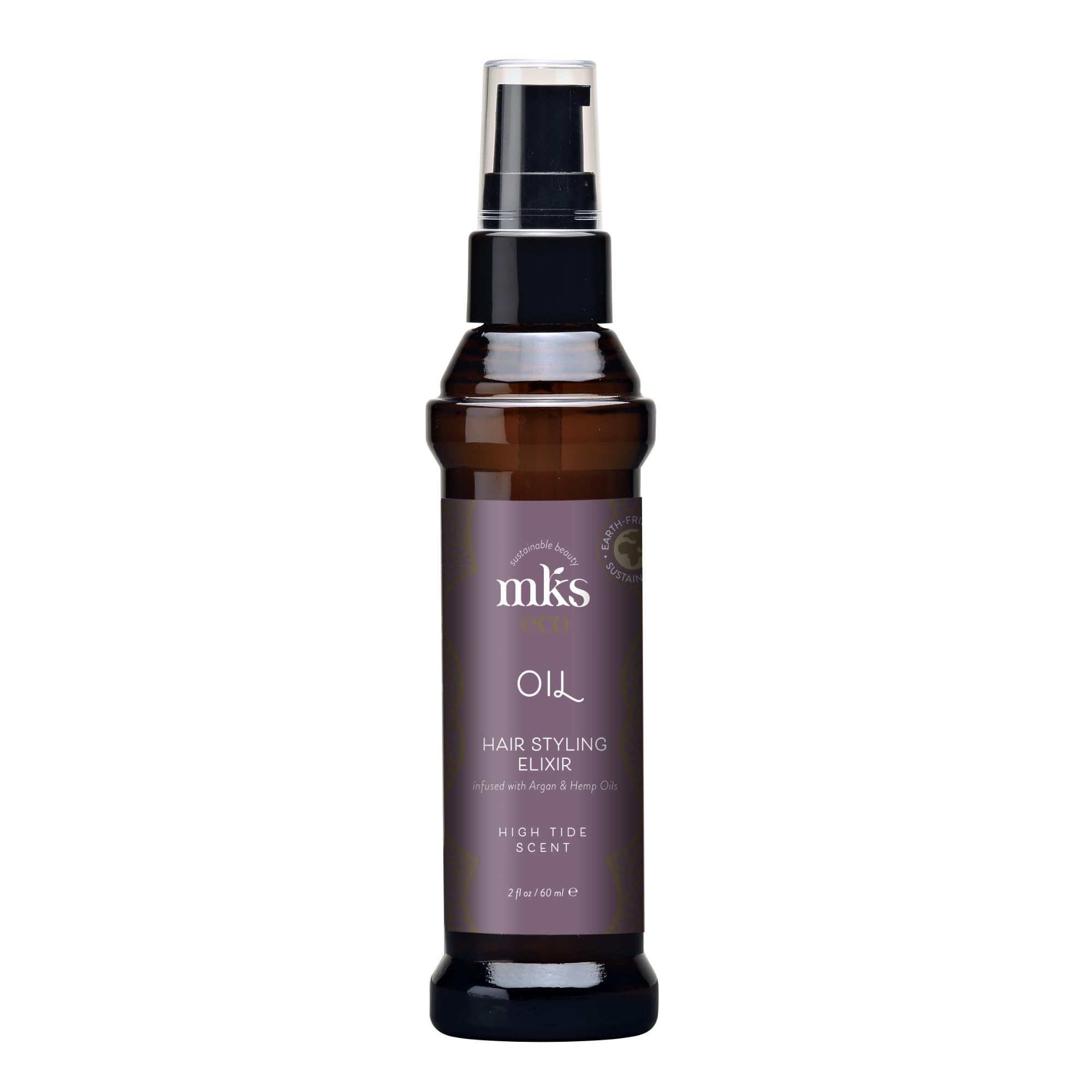 MKS eco Oil - Hair Styling Elixir - Moroccan Argan Oil, Hemp Seed Oil - Moisturize & Nourish Hair, Control Frizz, Increase Smoothness - Vegan & Cruelty Free