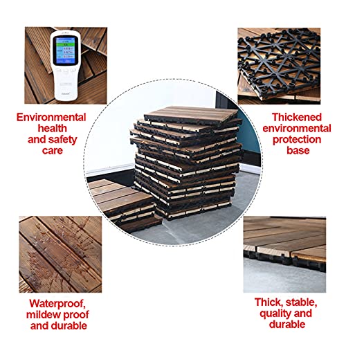 Dalles de patio emboîtables pavés de terrasse composite imperméable et anticorrosion - 4