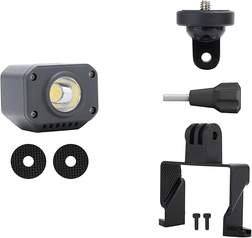 Cámara deportiva multifuncional soporte adaptador extendido para DJI Avata Drone con reflector universal, compatible con cámara Action 2, con cámara disponible en Yaxa El Salvador
