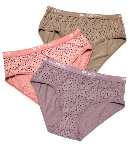 Women Printed Cotton Panties Hipster, Stretchable Panty Soft and Comfortable Underwear Multicolour- Pack of 3-image-8