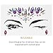 Amaza Face Gems Stickers, Tatuajes Temporales Pegatinas, Efecto Glitter, Fiestas, Espectáculos y...