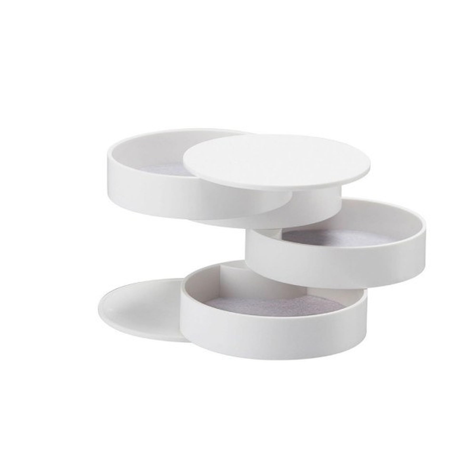 Well Home Mobiliario & Decoración Weiß Make-Up-Organizer Auf 4 Etagen