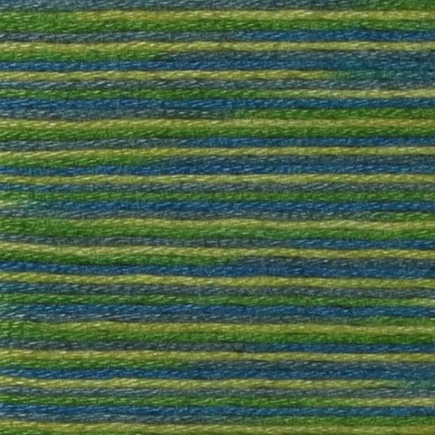 Image of KCS Big skeins of 25 Meters Size 25 Color Variegated Cross Stitch Stranded Threads,6 skeins,4506