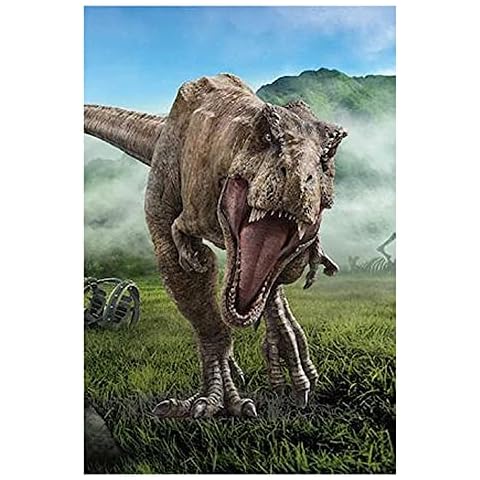 APTEX Jurassic World Fleece Blanket 100 x 150 cm, Colourful Cover