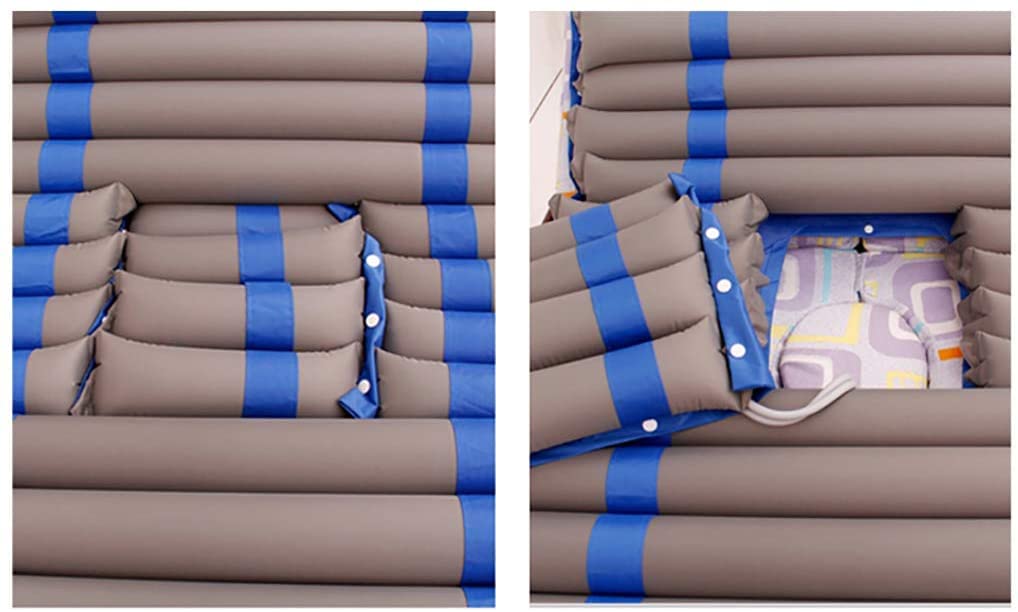 Antiescaras Adecuado para familias, residencias de Ancianos, colchón de presión alterna para Tratamiento de úlceras por presión y úlceras por presión (with Convenient Hole)