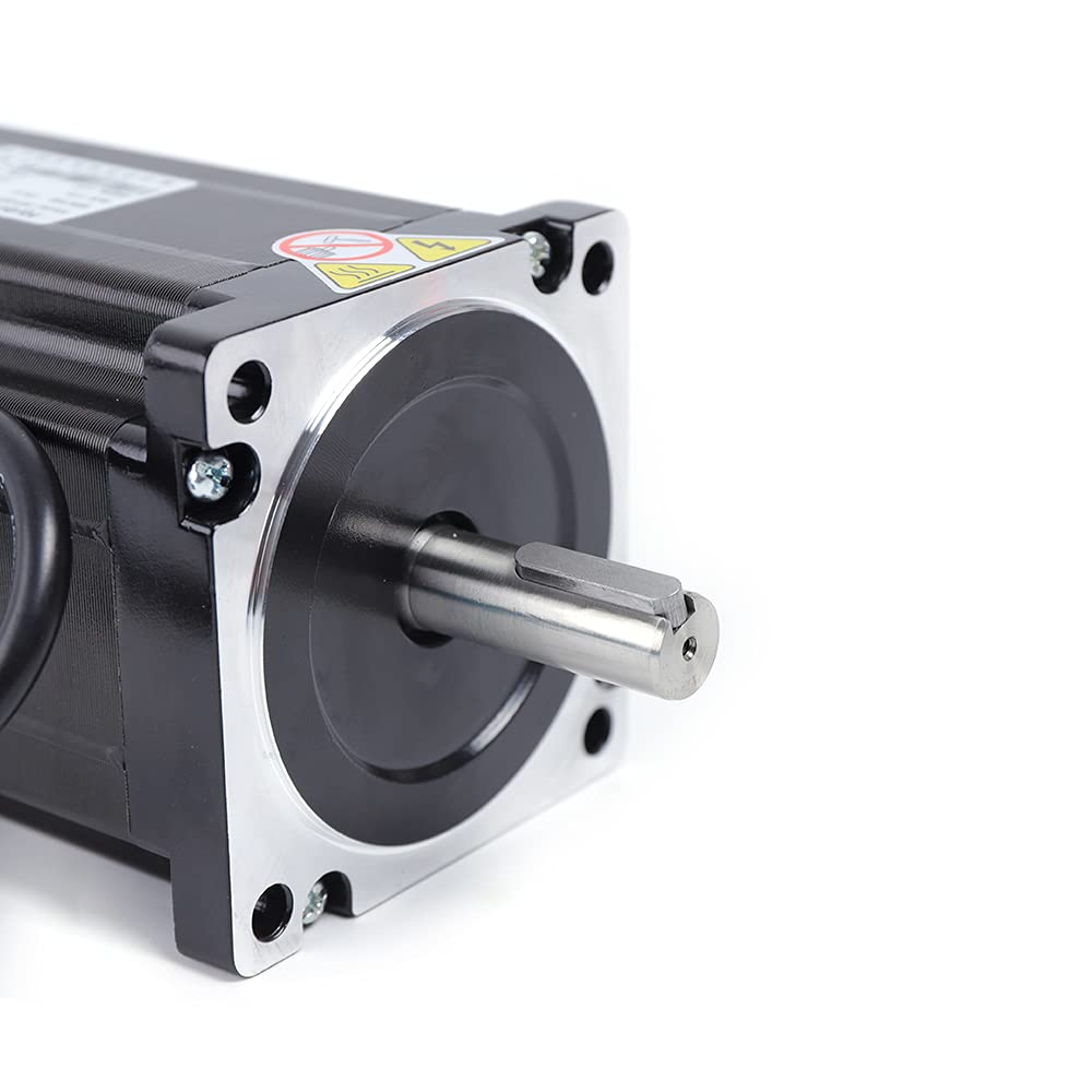Nema34 - Kit motore passo-passo Closed Loop, 12 Nm 8A HBS86H Closed Loop Stepper Motor Driver DSP, set di azionamento motore passo-passo per macchina per incisione CNC, adatto per aggiornamenti del