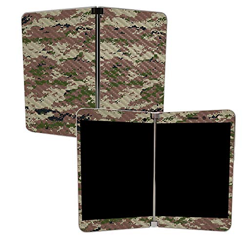 Image of MightySkins Carbon Fiber Skin for Microsoft Surface Duo - Urban Camo | Protective, Durable Textured Carbon Fiber Finish | Easy to Apply, Remove, and Change Styles | Made in The USA