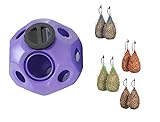 BMTick UK Mangeoire à foin et friandises pour cheval Violet
