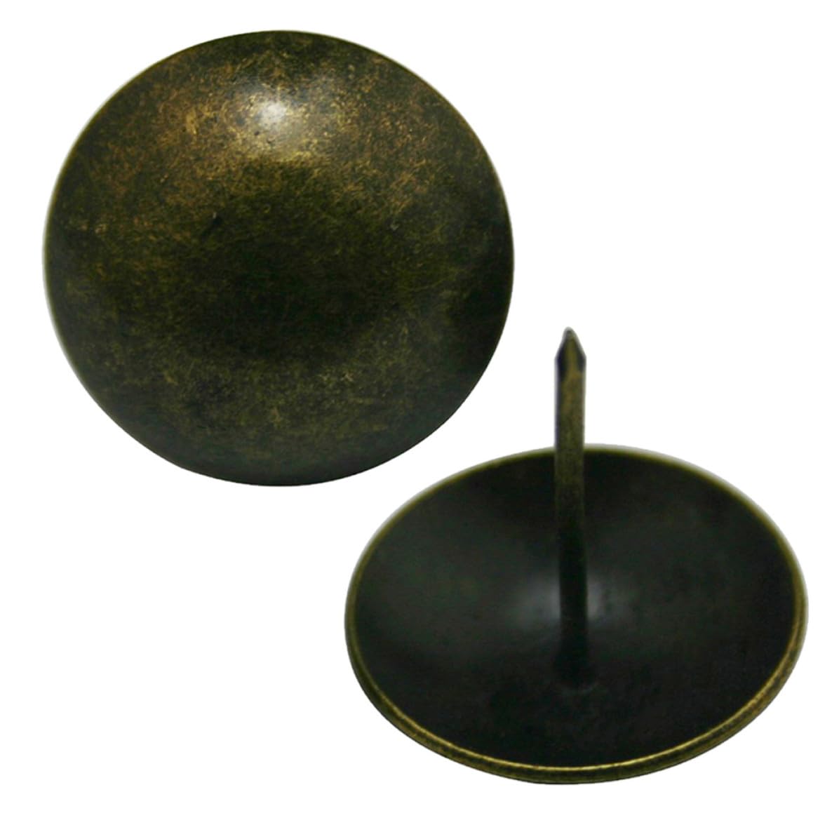 Clavos redondos de latón antiguo con acabado premium para notas