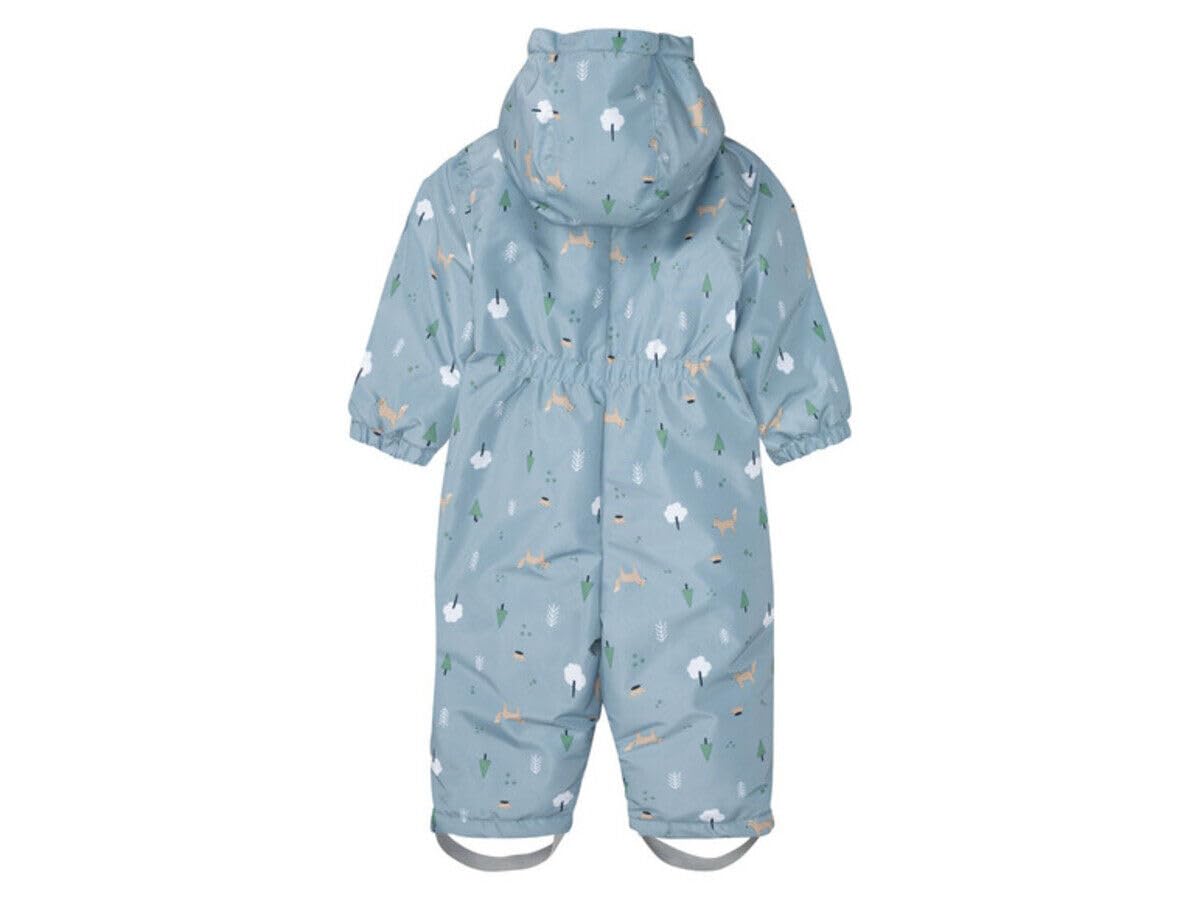 Lupilu Baby Jungen Schneeoverall Overall Winteranzug Schneeanzug Jumpsuit warm gefüttert, Wasserdicht