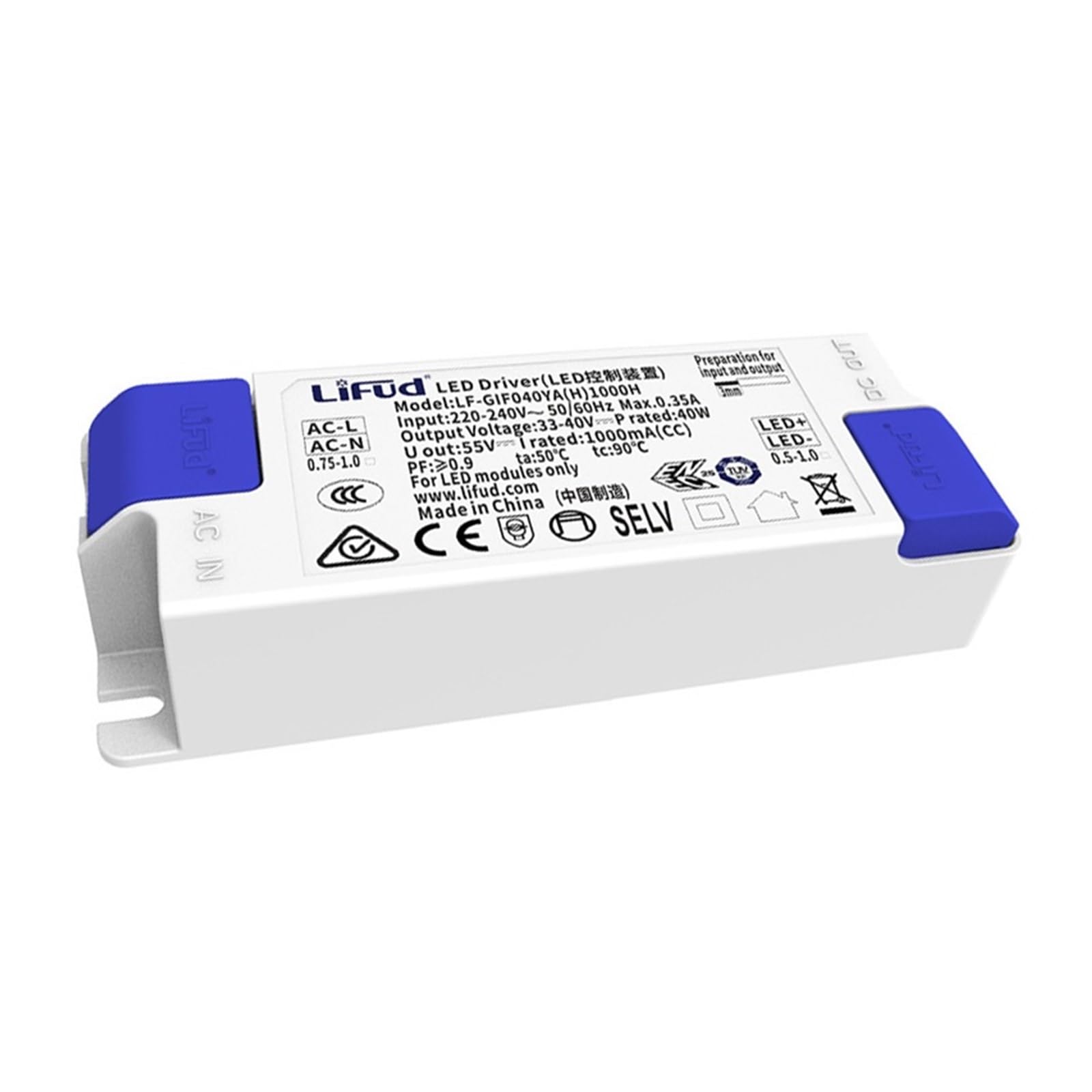 Driver LED, Controlador de alta frecuencia de balasto sin parpadeo de corriente constante(20w Output 25 40v500ma)