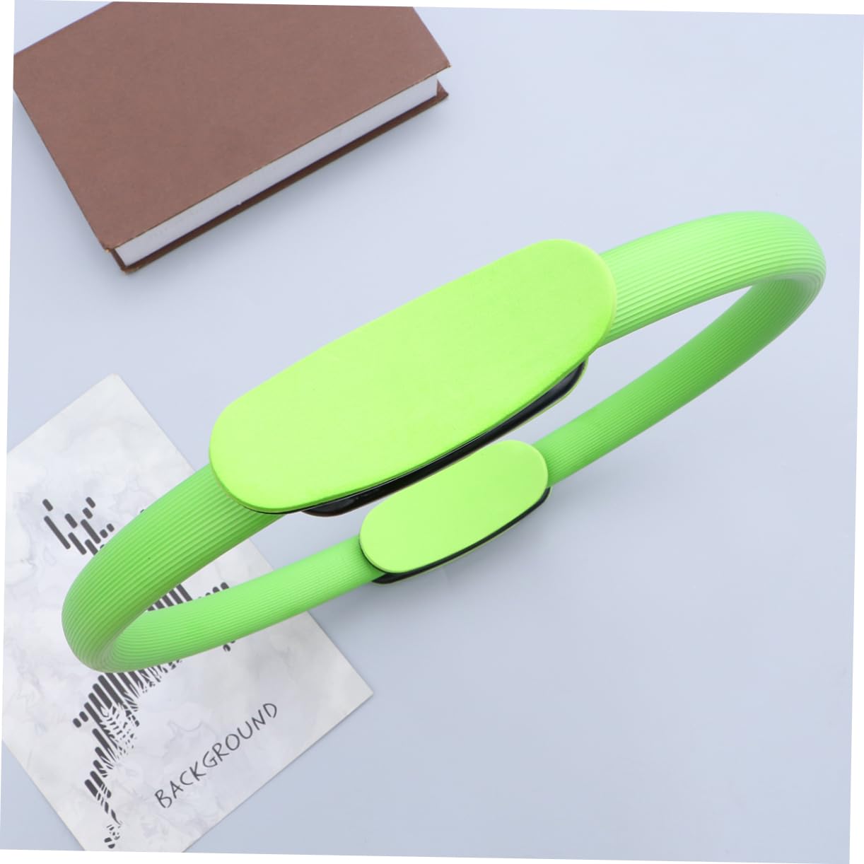 KICHOUSE 1pc Pilates Circle Yoga Resistance Ring for Workout Exercise Rings Thigh Exerciser Green