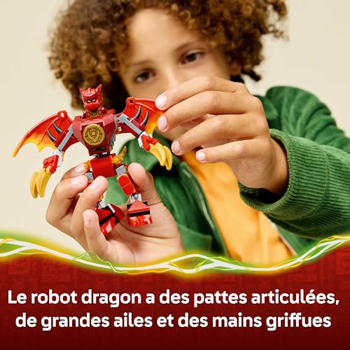 LEGO® Ninjago® 71851 Pack de combat : le robot dragon de Kai - vue 4