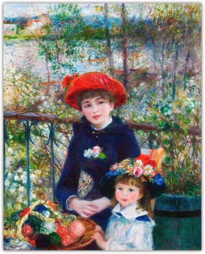 Peinture Renoir Les Deux Sœurs pour une décoration murale de salon