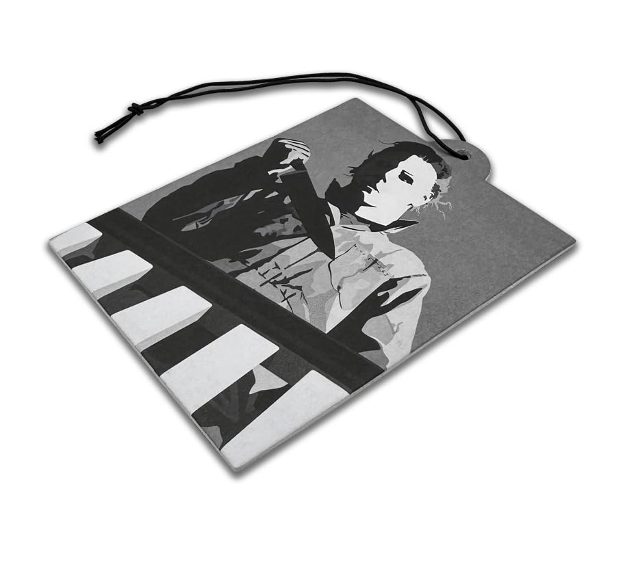 Image of Elektroplate Michael Myers Balcony Halloween Car Air Freshener 6-Pack | Officially Licensed, Long-Lasting Midnight Chiller Scent, Vivid Horror Movie Graphics, Versatile Hanging Design
