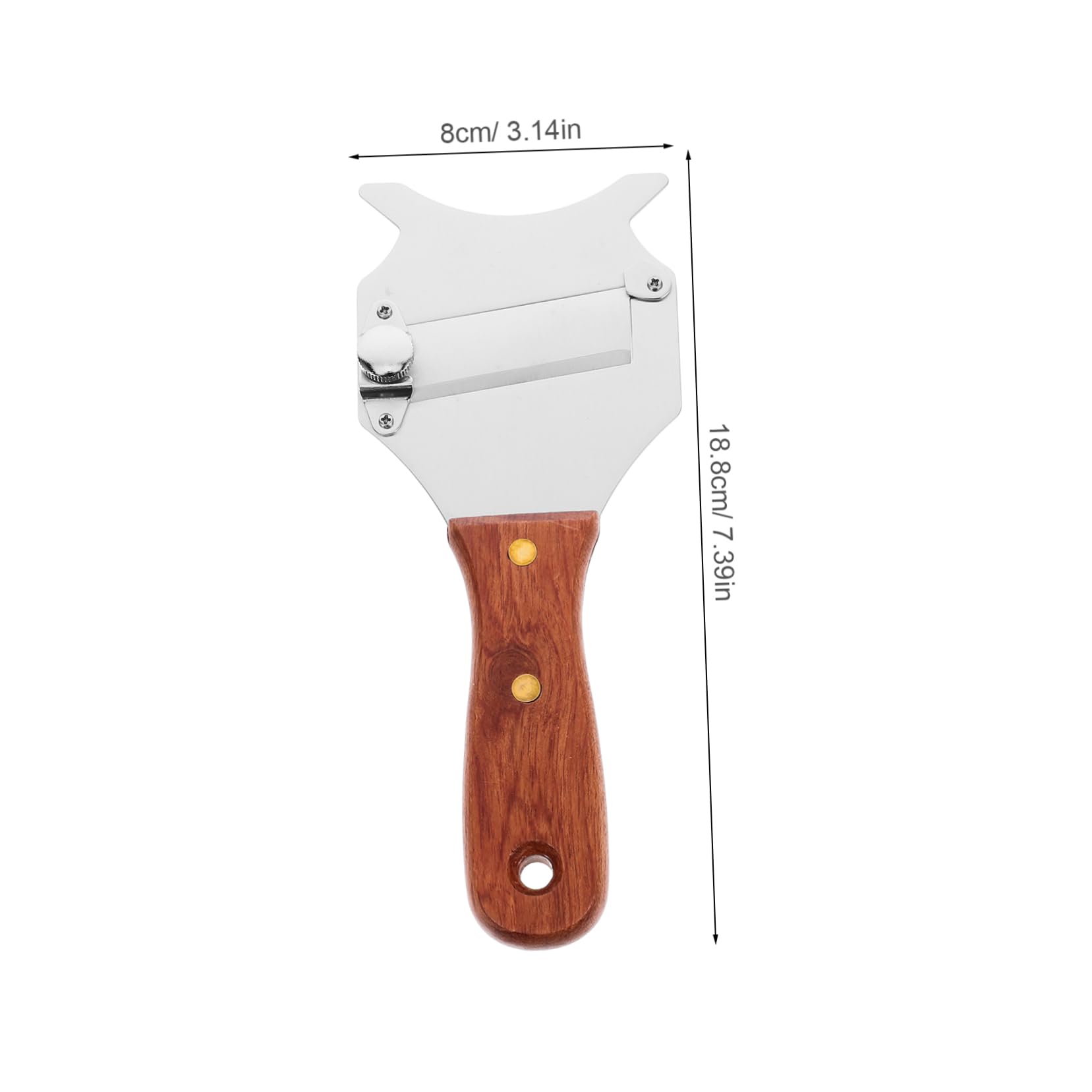 CIYODO Professional Grade Cheese Slicer Rosewood Handle Manual Cheese Grater Truffle Slicer Easy to Use Compact for Kitchen Storage
