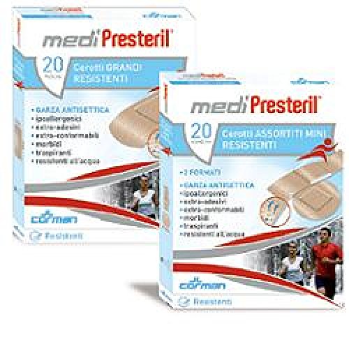 Cerotto Resistente Medipresteril Misura Grande 7 X 3 Cm 20 Pezzi