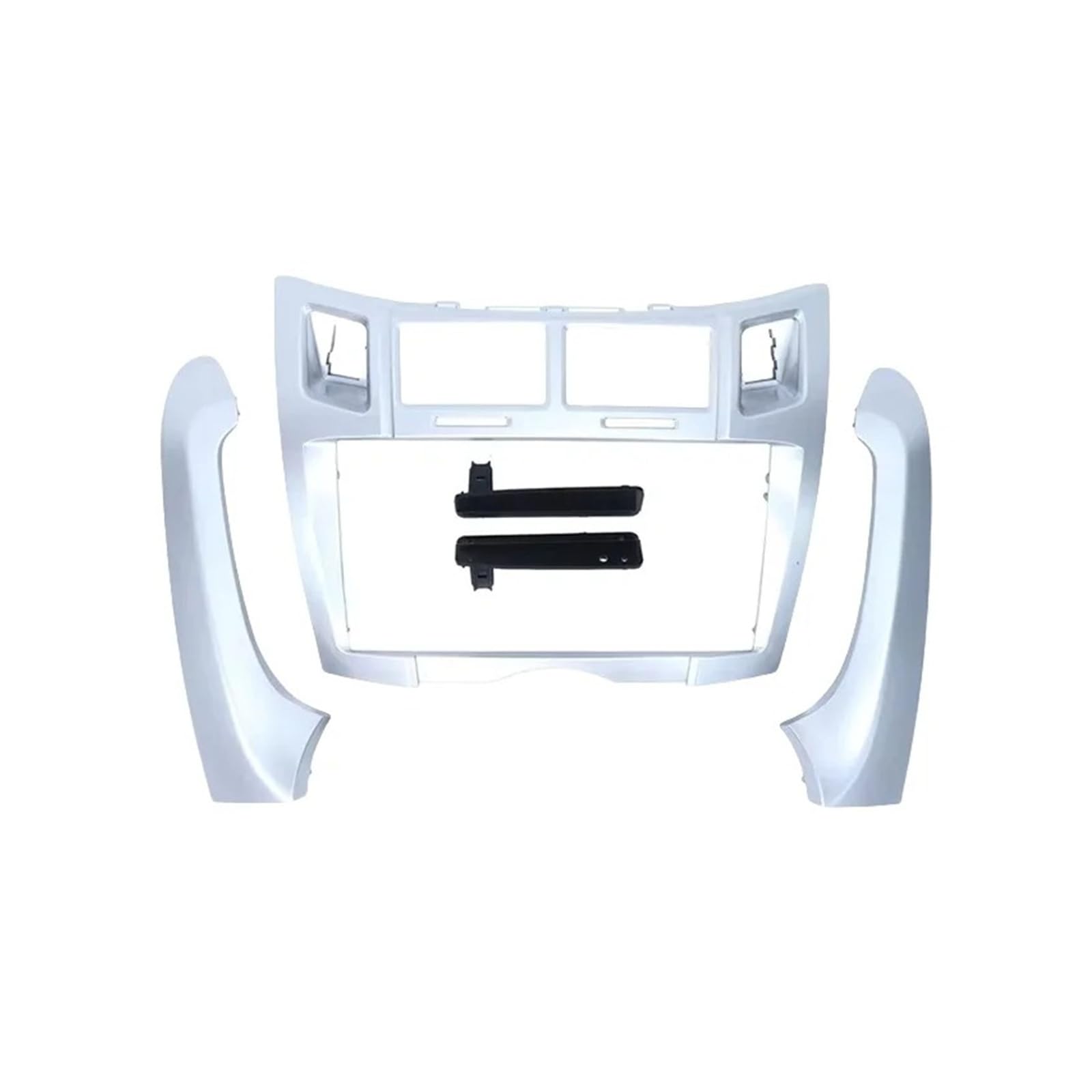 Fascia Marco 9 Pulgadas 2Din Coche DVD CD Panel Salpicadero Radio Estéreo Marco Adaptador Kit para Toyota para Yaris para VITZ para Platz 2005-2011 Juego Panel Radio