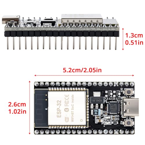 Cartes ESP32-DevKitC-32 USB-C Lot de 6 modules pour domotique - 6