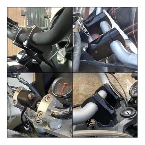 Adaptador extensor de abrazadera para solucionar dolor de espalda moto 7