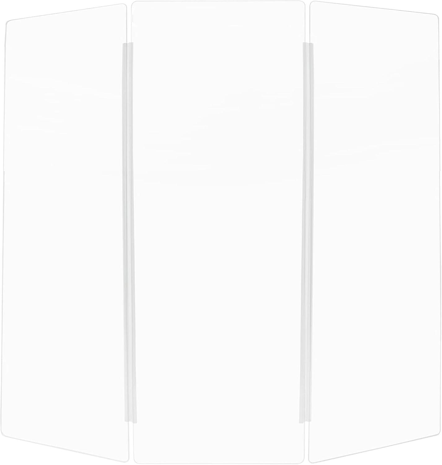 PENNZONI Drum Shield 5.5ft w/Plastic Hinges, Comes w/ 3 Drum Panels & 2 Plastic Hinges, Premium Clear Acrylic Panels, Drum Screen