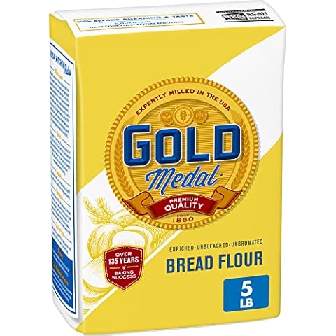 Gold Medal Premium Quality Unbleached Bread Flour, 5 lb. Cover