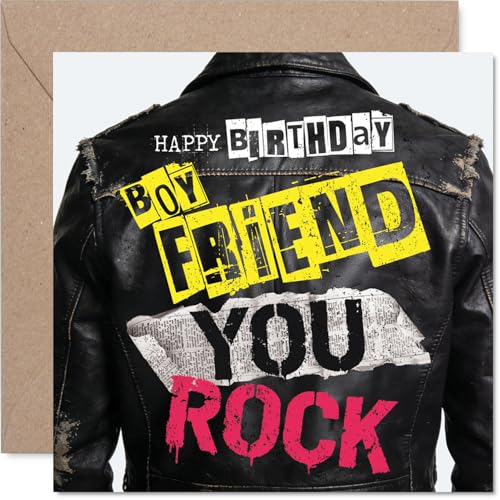 Carte d'anniversaire amusante pour copain, Rock on Your Birthday
