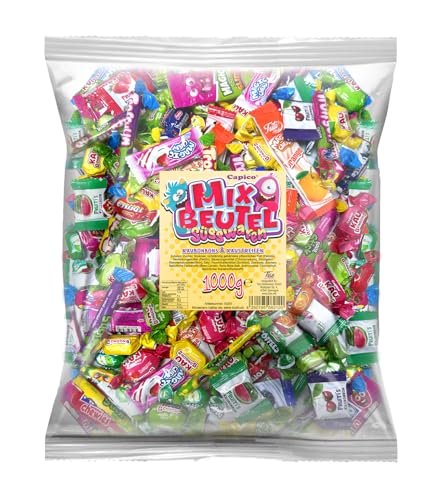Capico Süsswaren Mixbeutel 1000g Kaubonbons & Kaustreifen