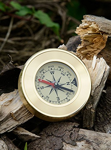 Niegienna-Mini Noctilucent Military Camping Marching Lensatic Compass Gold Pocket Compass For Wild Survival Navigation #TOP3