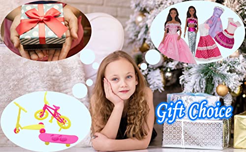Ztweden 90Pcs Doll Clothes And Accessories For 11.5 Inch Girl Dolls Set Contain 10 Different Handmade Party Doll Grown Outfits, 1 Handmade Wedding Dress, 1 Mermaid Dress, 78 Accessories For Girl Doll #TOP7