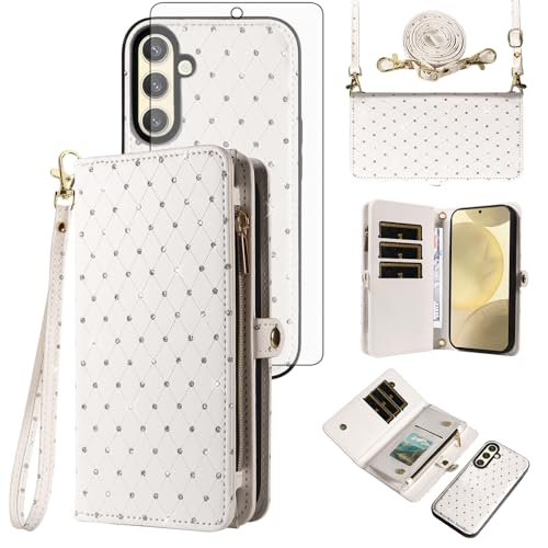 Étui anti-rayures Samsung S25 5G avec fermeture éclair pour ne plus perdre vos cartes