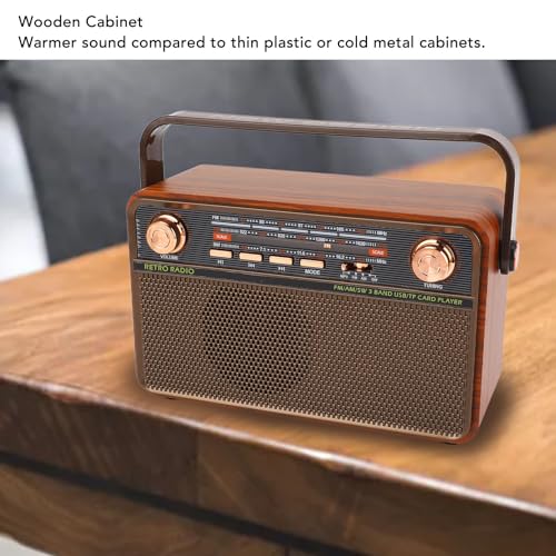 Radio portátil 4 en 1 AM FM con Bluetooth y batería recargable miniatura 2