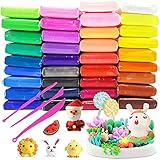 36PCS Molding Air Dry Clay:Ultra Light DIY Modeling Clay | Artist Studio Plasticine Toy Safe and Non-Toxic Modeling Clay