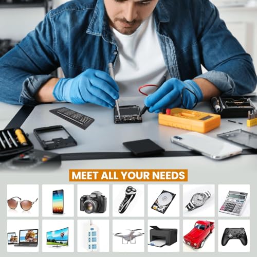 Image of Electric Screwdriver Bit Extender Box 24 in 1 Screwdriver Tool Kit Set with a Magnetic Bit Holder Perfect for Household&auto Repair