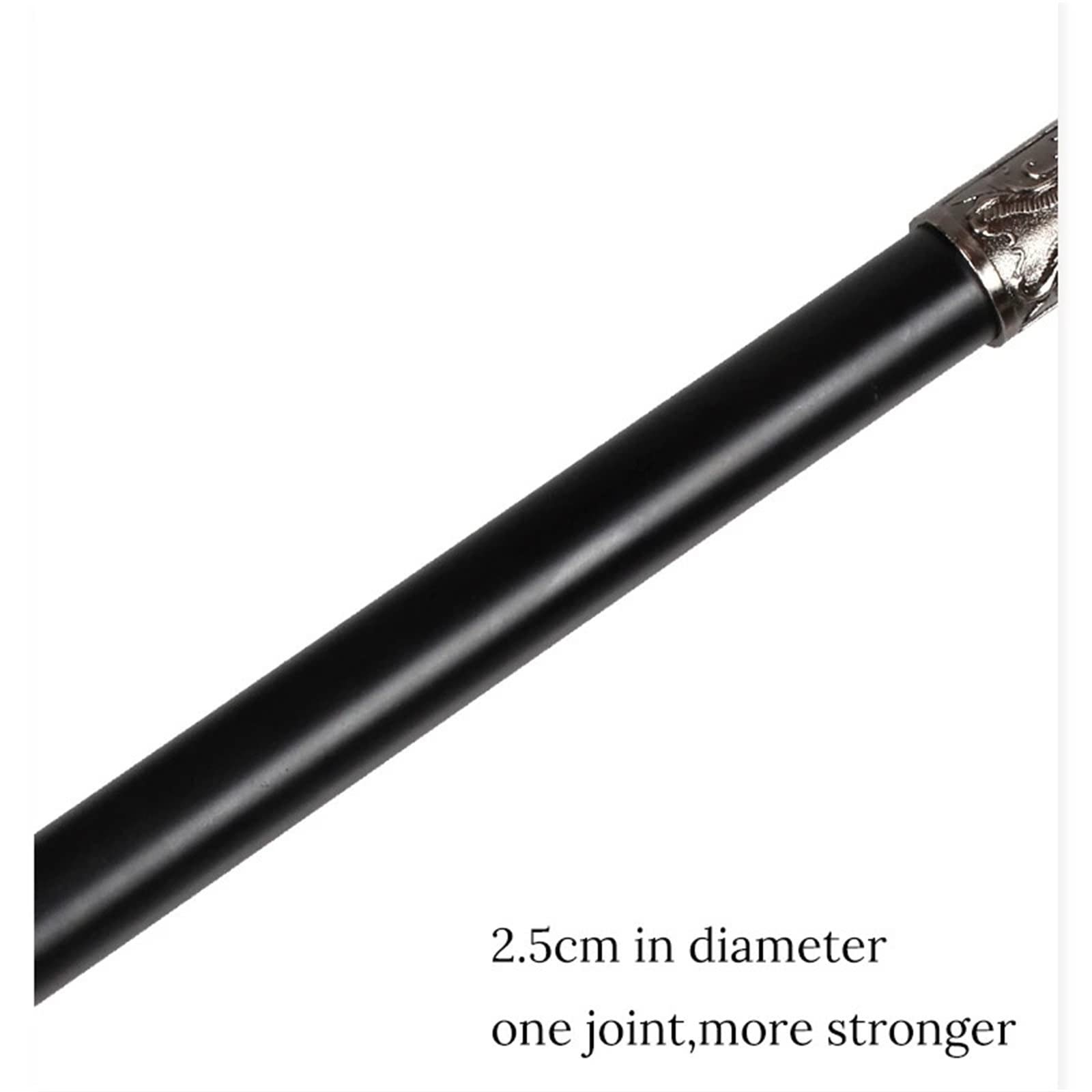 Bastones Bastón de Fiesta for Hombre con Mango Lujo Dorado 96 cm para Hombres como para Mujeres