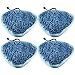 Felji 4 Pack H20 T1 Heavy Duty Deluxe Coral Microfiber Pads Steamboy Mop