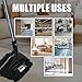 KLHB-YF Commercial Cotton Mop Heavy-Duty Industrial with 2 Replacement Heads 152 cm Handle Replacement mop Head (Black)